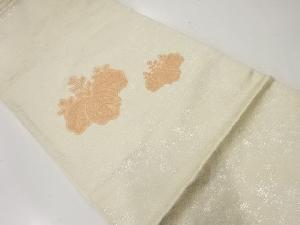 リサイクル　桐模様刺繍袋帯
